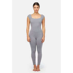 NEW! LACAUSA Flow Size Medium Gaia Unitard Granite Jumpsuit Yoga $98 msrp H15-4